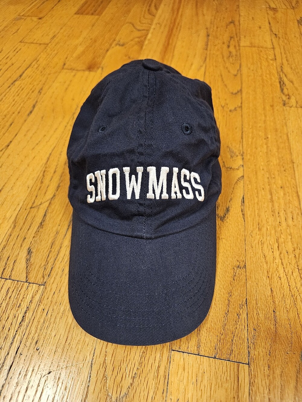 Snowmass Aspen Colorado Adult Adjustable Hat Cap Navy